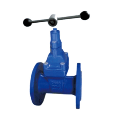  Mechanical anti-theft concealed rod elastic seat sealing gate valve 