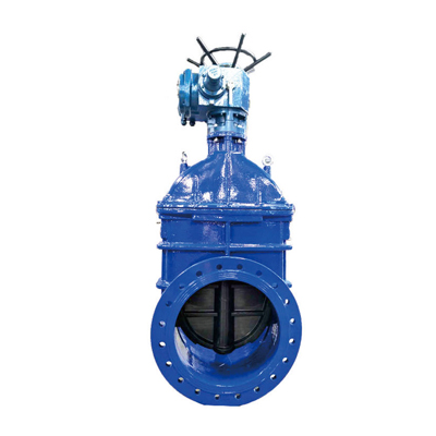  Large caliber non rising stem elastic seat sealing gate valve 