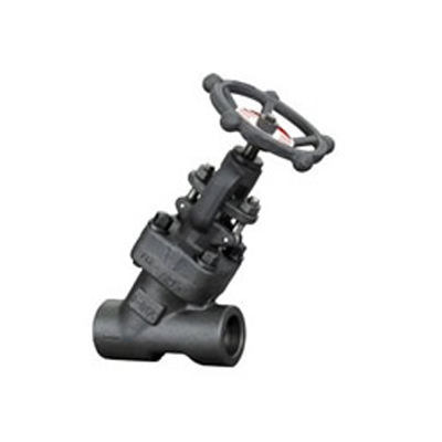  Internal thread Y-shaped forged steel globe valve 