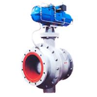  Pneumatic wear-resistant ball top stop valve 