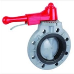  CPVC handle butterfly valve 