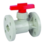  PPH flange ball valve 