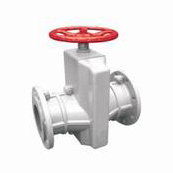  Cast aluminum pipe clamp valve 