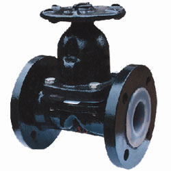  British standard fluorine lined diaphragm valve 