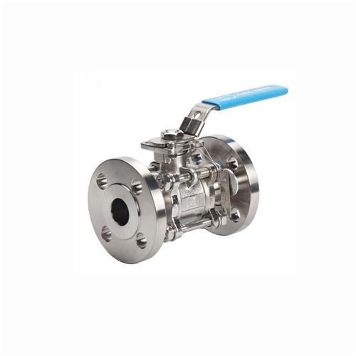  Flange three piece non retention ball valve 